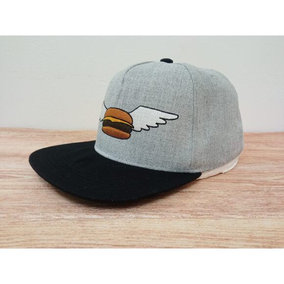 Bob's Burgers Men's Licensed Baseball Snapback Hat Cap Fox Novelty Hamburger - Picture 1 of 7